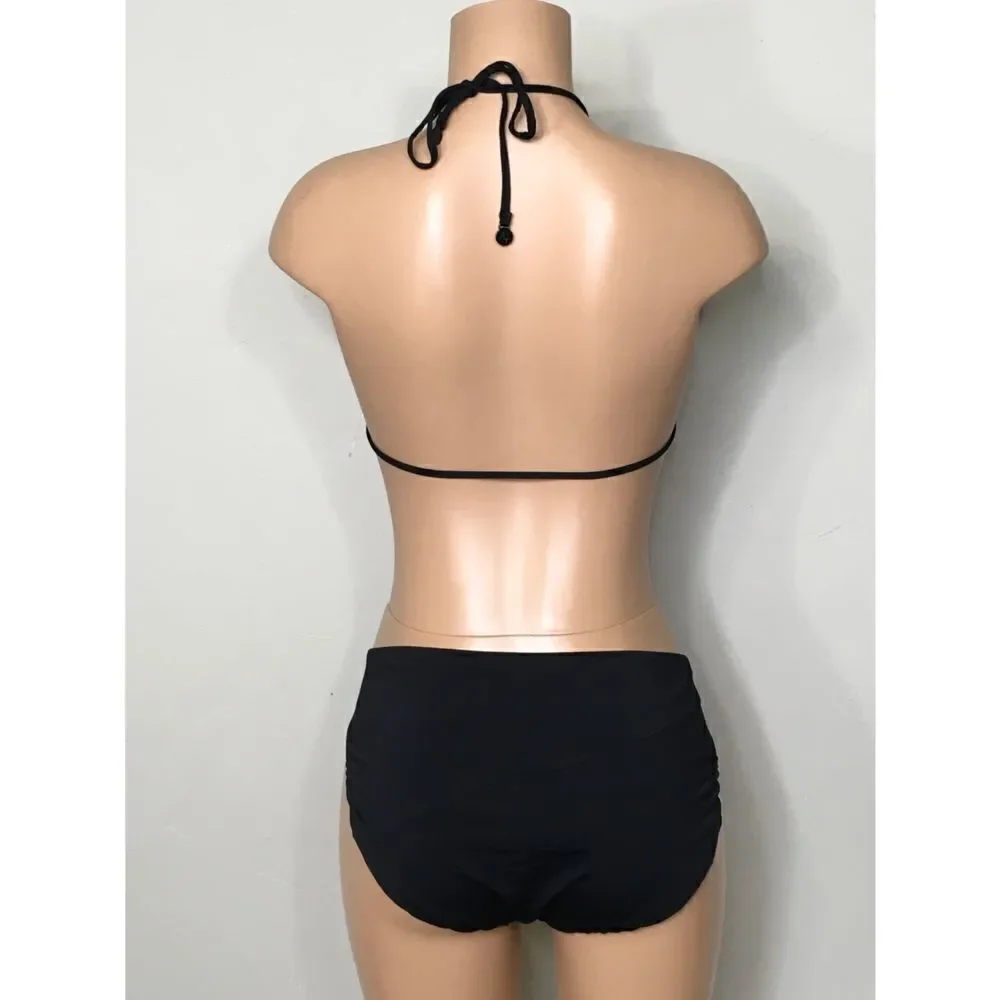 New Volcom black bikini set. Mix size L/XL